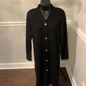 Vintage Danielle Oliver Black Sweater Dress Size M